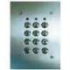ACIE SU-EAB Plaque acier inox pour clavier SU2 ou SU4 pour montage encastr (ex FMAB)