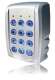 ACIE TALOS2-S-TME Clavier TALOS 2S-TME , 2 contacts en saillie boitier METAL et touches METAL 12/24v AC/DC 60 codes IP65