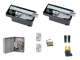 Adyx Genius DIABLO Kit DIABLO 24V : Kit enterr avec accessoires pour portails battants de 1,8 m et 250 kg