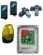 Adyx Genius 1RCU1_NEW_FULL Pack electronique comprenant une carte RCU1_NEW + voyant avec antenne + 2 tlcommandes + jeu de cellules