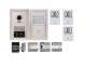 Aiphone GTBV3E Pack vido GTBV3E 3 boutons avec 3 moniteurs GT1M3 programms