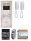 Aiphone GTBA2E Pack audio 2 BP encastr, avec module perc pour T25 / VIGIK, centrale audio, alim et 2 postes GT1D (1 x 3 modules)