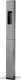 Aiphone PA1607 Potelet acier peint avec semelle de fixation pour platine JPDVFLBM 160mm hauteur