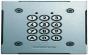 Aiphone AC10F Clavier antivandale ZAMAK encastr 100 codes 2 relais touches rtroclaires