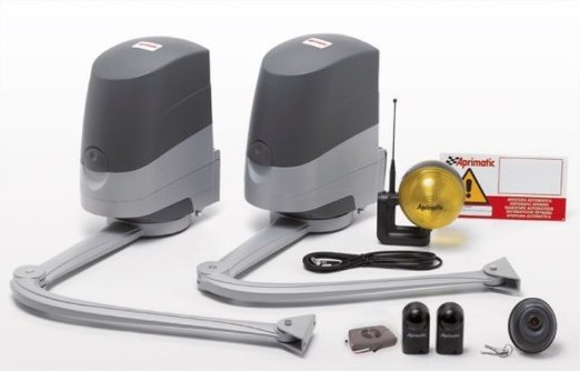 APRIMATIC 41029/800 FLEXI Kit complet  bras articul en 24v pour portail battant max. 300kg
