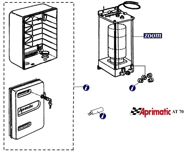 APRIMATIC AT70 Pompe hydraulique AT70 (obsolte avec certaines pices disponibles)