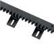 APRIMATIC 41180/054 Crmaillre M4 en nylon arme 25 x 20 x 1000 mm avec perforations et entretoises pour la fixation : Rsistance 800Kg