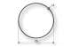 BECKER 4930 300 0610/0620 Adaptation moteur : Tube 70 x 1,5 Lisse (Srie 50)