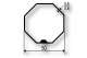 BECKER 4930 300 1210/1220 Adaptation moteur : Tube OCTO 50 mm (Srie 50)