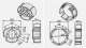 BECKER 4930 300 3050 / 3060 Roue et couronne Helio-Screen srie 40
