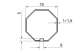 BECKER 4930 300 045 0/ 4930 Adaptateur : Roue et couronne OCTO 70 (srie 50)