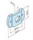 BECKER 4930 300 192 0 Support de 10 toil 
