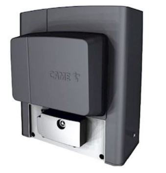 CAME BKS08AGS Automatisme avec moteur à 230 V, avec carte électronique à afficheur de programmation pour portails coulissants max 800 kg et 20 m de longueur