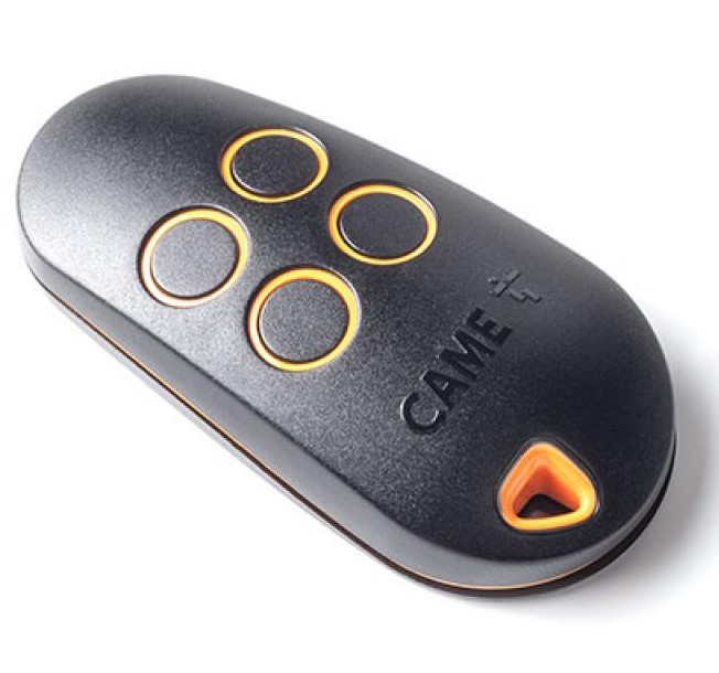 CAME 806TS-0330 Emetteur TOPD4FRN à 4 canaux avec nouveau codage à code fixe, double fréquence et fonction d\'autoapprentissage pour les télécommandes des séries TOP, TAM, TWIN et TTS