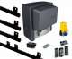 CAME U2593 Nouveau Kit coulissant BX704 400 Kg ( ancien BX74 )  avec 4m. crmaillre