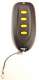 Cosygate TEL4W Télécommande incopiable 4 touches 433.92Mhz avec anneau porte-clef
