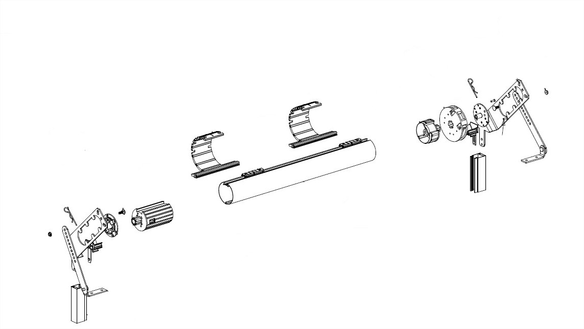 Deprat Tradideal optimis T Ensemble manoeuvre par Treuil T1002 tube de 62 installation neuve