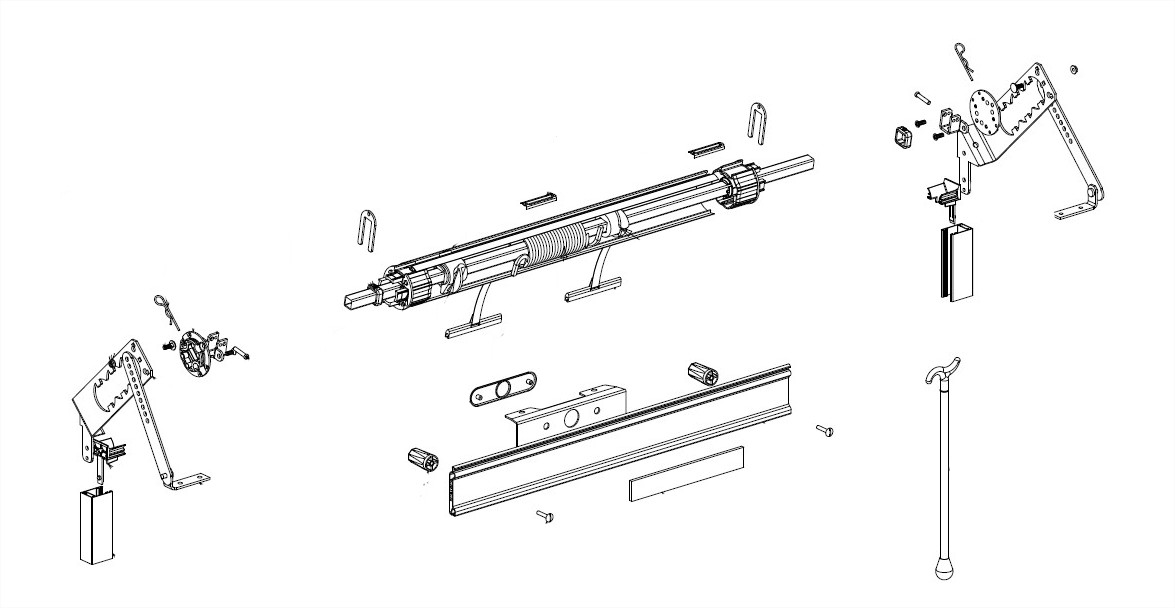 Deprat Tradideal optimis T Ensemble manoeuvre par Tirage directe, tube de 62 installation neuve