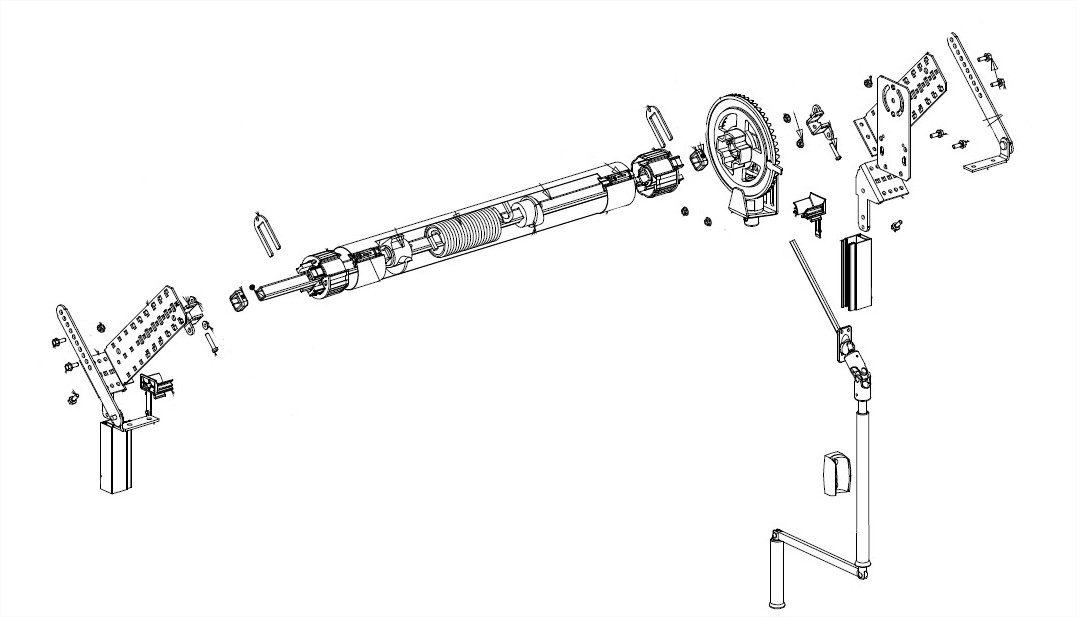 Deprat Tradideal CC Ensemble manoeuvre par couple conique de 62 installation neuve