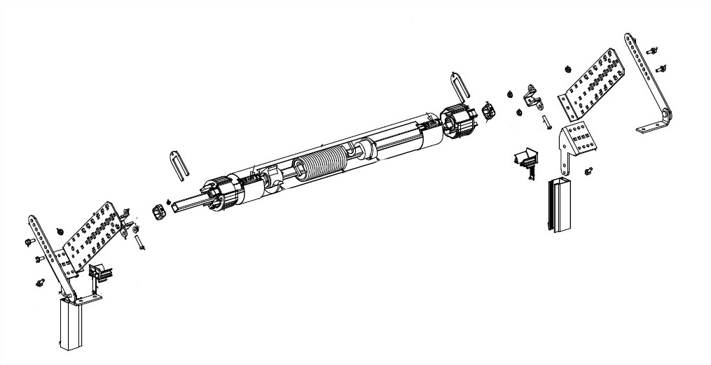 Deprat Tradideal tirage dir Ensemble manoeuvre par tirage directe tube DP62 installation neuve