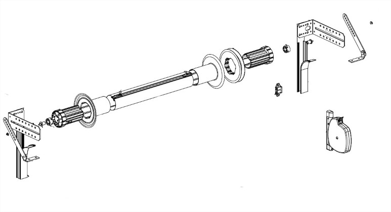 Deprat Tradi Classique S Manoeuvre par Sangle tube DP62, installation neuve