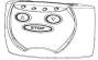 Deprat 010COMON-4 Emetteur Radio pour moteur et rcepteur DEPRAT 4 canaux COM'ON