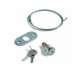 DITEC Entrematic ASB1 Kit pour dverrouillage extrieur  cordelette avec serrure (L = 900 mm)