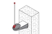 DITEC Entrematic BIXAL Antenne accordee BIXAL 433 Mhz