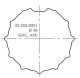 ELERO 22 002.0001 Adaptations pour RevoLine S, tubes profils, AXE  48 mm, Griesser-Hppe
