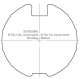 ELERO 23 070.0001 Roue + couronne ELERO diamtre 78mm extrieur Dohner pour moteur gamme L : 58mm