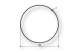 FAAC 132223 Roue et couronne pour moteur TM 58: Tube rond 102 mm