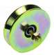 FAAC 739303 Roue de guidage infrieur avec supports gorge en V de 200 mm de diamtre