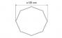 FAAC 132224 Roue et couronne pour moteur TM 58: Tube Octogonal  125 mm