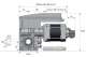 GAPOSA SCZ82MC.QC SCZ82M (monophas) : Moteur compatible GAPOSA pour Porte Sectionnelle Industrielle : Dbrayage  chane