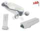 GAPOSA QCWS09T1 Ensemble de transformation radio : Gestion vent : pour Moteur filaire comprenant 1 rcepteur, 1 tlcommande et 1 anmomtre filaire alimentation 230v