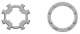 GAPOSA AXRS448 Adaptateur pour moteur 40 pour tube : Rond 47x1 mm  goutte