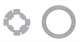 GAPOSA AXSFB Adaptateur pour moteur 40 pour tube tube : Benthin 52 mm