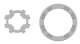 GAPOSA AXZF45 Roue et couronne ZF45 pour tubes XS/XQ40