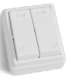 GAPOSA ACPPEF Inverseur 2 boutons en saillie - fixe 