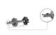 GAPOSA AXCL185760 P200 - 600mm - Tandem clipsable pour tube octogonal 89mm