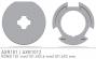 GAPOSA AXR101 Roue + couronne pour tube Rond 101,6 * 3.6mm srie 60