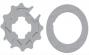 GAPOSA AXG7 Adaptateur roue + couronne pour tube  goutte diamtre 70 mm srie 50