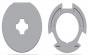 GAPOSA AXR1082 Roue + couronne pour tube Rond 108* 2mm srie 60
