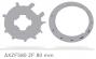 GAPOSA AXZF580 Roue + couronne pour tube ZF 80 srie 60