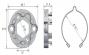 GAPOSA AXPR5Z Support universel Srie 50-60