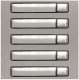 GOLMAR GNX3150 odule NEXA Inox 304 L, 5 boutons d'appel sur 1 range NEXA inox 304 L 