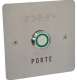 GOLMAR TT07I/E Faade INOX 85x85mm avec bouton NO/NFE clair