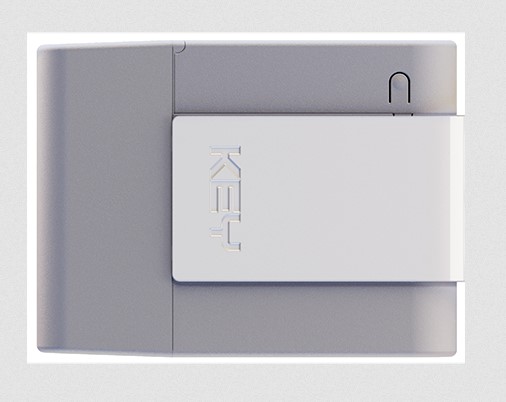 KEY Automation HA8 Moteur HALO pour portes sectionnelles max 11 m2 (rail de 3 m) ou 12 m2 (rail de 4 m), moteur 24 Vdc, puissance 800 N et unité centrale à récepteur intégré