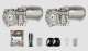 KEY Automation KUND3024EK Kit enterr UNDER pour portails battants max 3,5 m et 600kg, moteur 24 Vdc, armoire de commande avec ralentissement. Inclus fonction de lumire nocturne