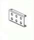 MHOUSE PMD1042R03.4610 Platine de fixation pilier MHOUSE
